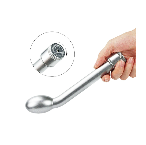 VIBRADOR PUNTO G PLATEADO I WHIZZ 20 CM